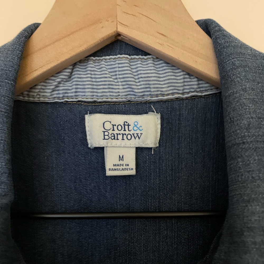 Croft & Barrow Denim Jacket EUC. - Picture 2 of 3